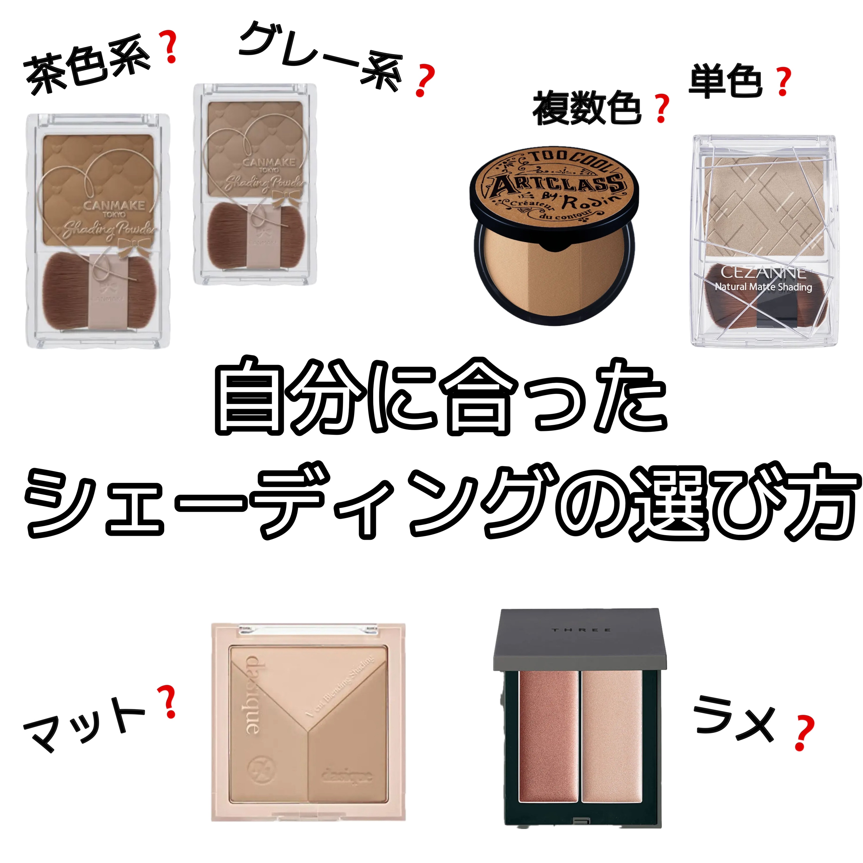 シェーディングパウダー/キャンメイク/シェーディングを使ったクチコミ（1枚目）