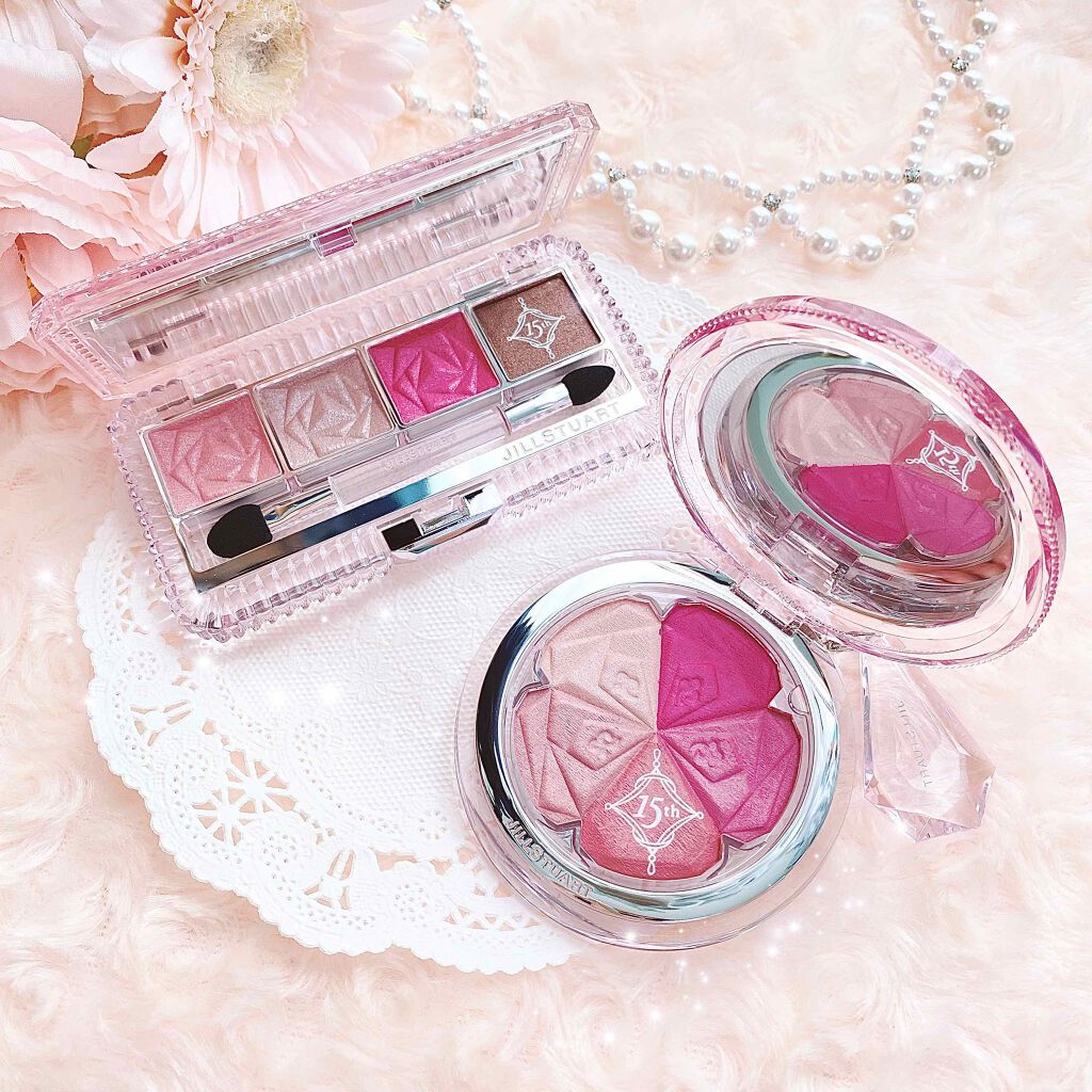 ジルスチュアート ブルーム ミックスブラッシュ コンパクト 09 morning magnolia(限定色)/JILL STUART/パウダーチークを使ったクチコミ（1枚目）