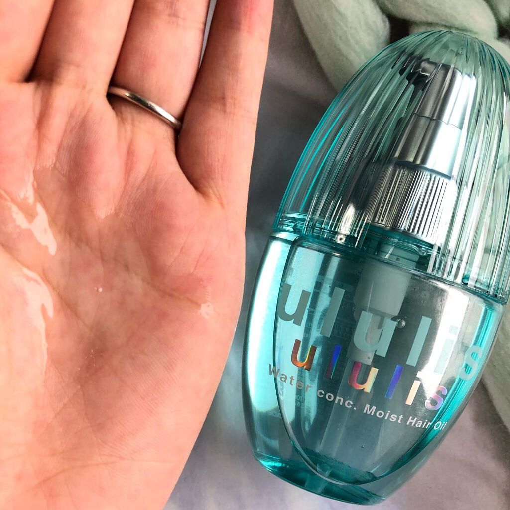 ウォーターコンク モイストヘアオイル/ululis/ヘアオイルを使ったクチコミ（3枚目）