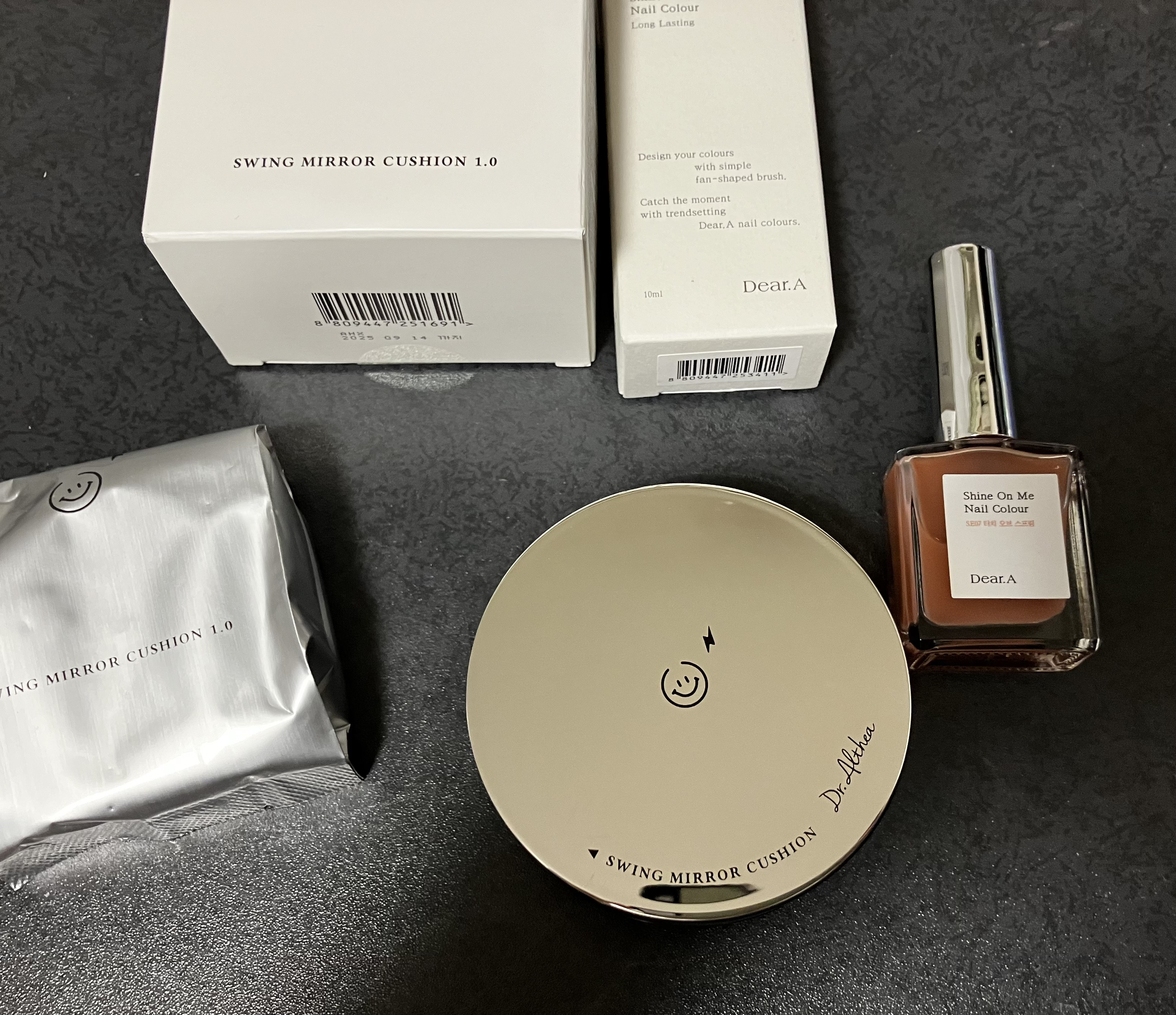 シャインオンミーネイルカラー SE07.タッチオブスプリング/Dear.A/マニキュアを使ったクチコミ（2枚目）