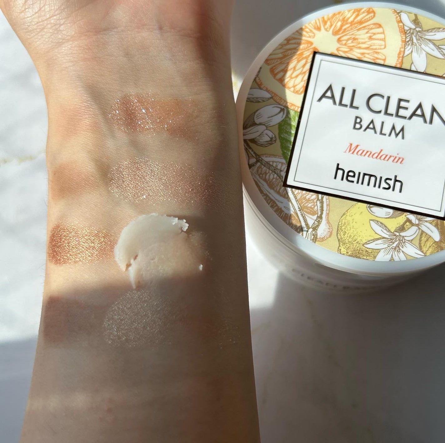 オールクリーンバーム マンダリン/heimish/クレンジングバームを使ったクチコミ(3枚目)