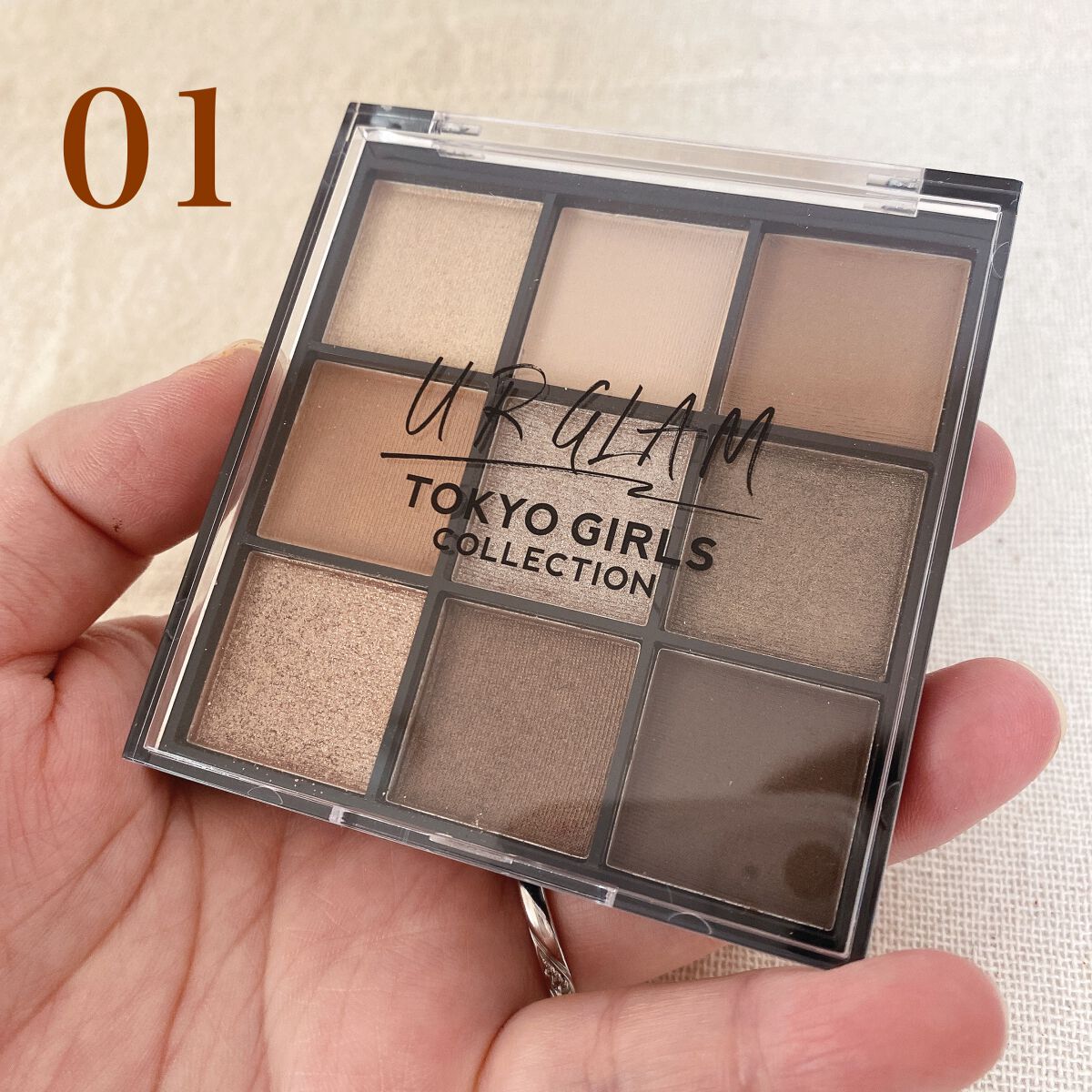ブルーミングアイカラーパレットb (TOKYO GIRLS COLLECTION)/U R GLAM/アイシャドウパレットを使ったクチコミ(2枚目)