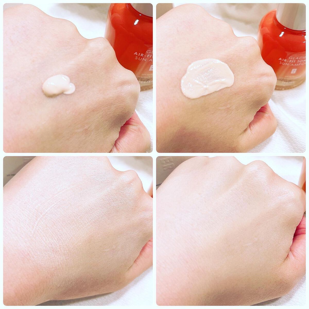 ピルソ グラシアエアフィットトーンアップサンアンプル SPF50 PA+++/feelxo/化粧下地を使ったクチコミ(4枚目)