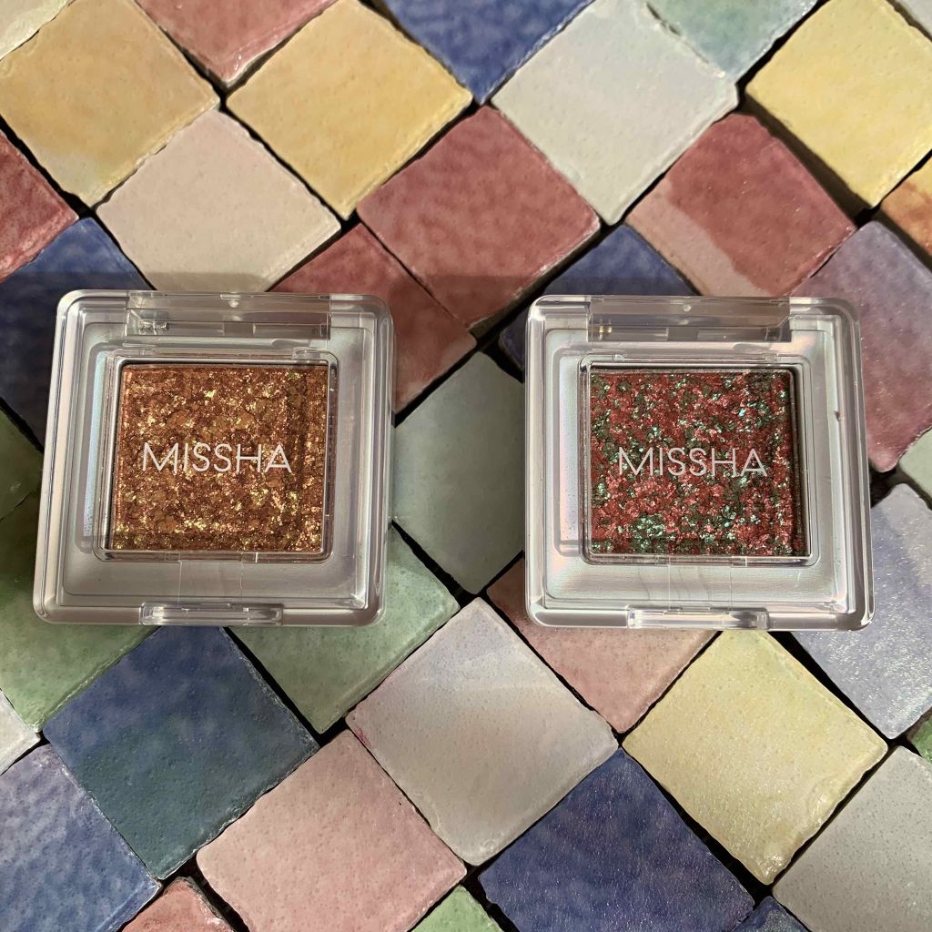 グリッタープリズム シャドウ/MISSHA/グリッターを使ったクチコミ（1枚目）
