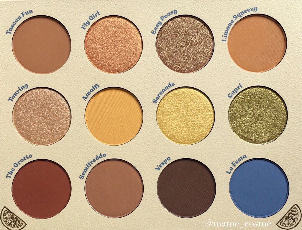 Limoncello Eyeshadow Palette/ColourPop/アイシャドウパレットを使ったクチコミ(2枚目)