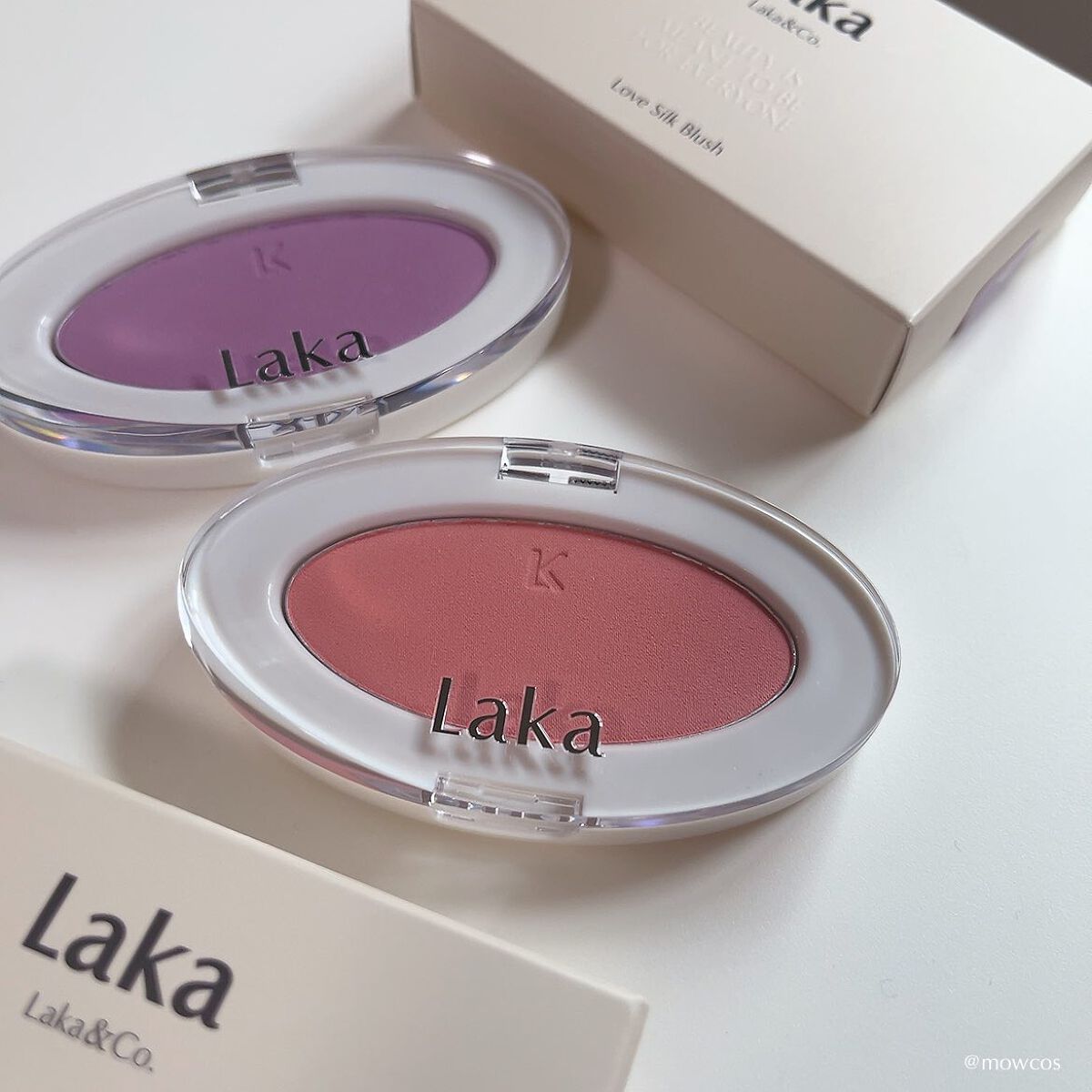 ラブシルクブラッシュ/Laka/パウダーチークを使ったクチコミ（2枚目）