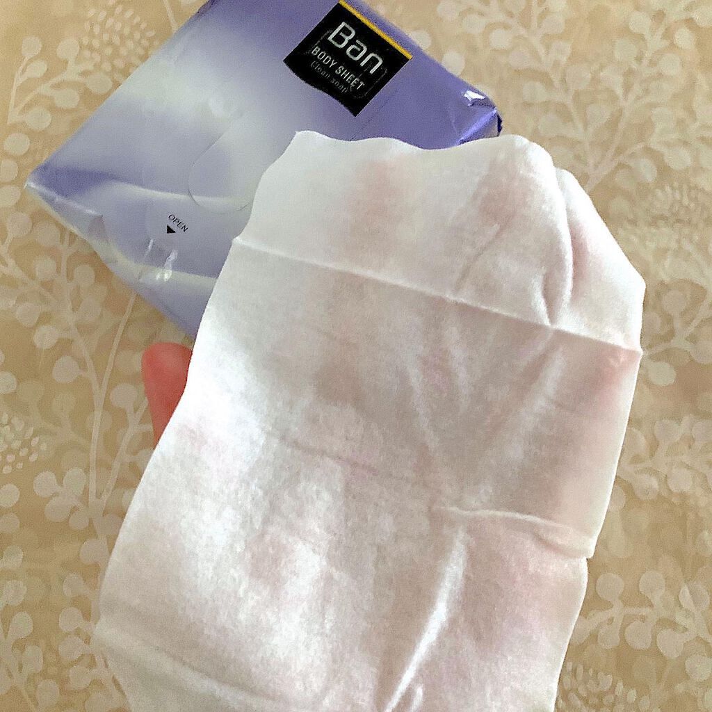 さっぱり感PREMIUMシート パウダーinタイプ /Ban/デオドラント・制汗剤を使ったクチコミ（3枚目）