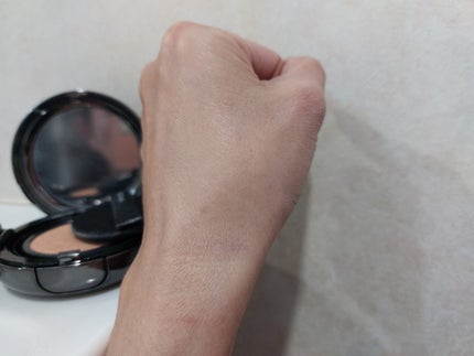 ハイパーカバーフィットクッション グラファイト/APRILSKIN/クッションファンデーションを使ったクチコミ(5枚目)