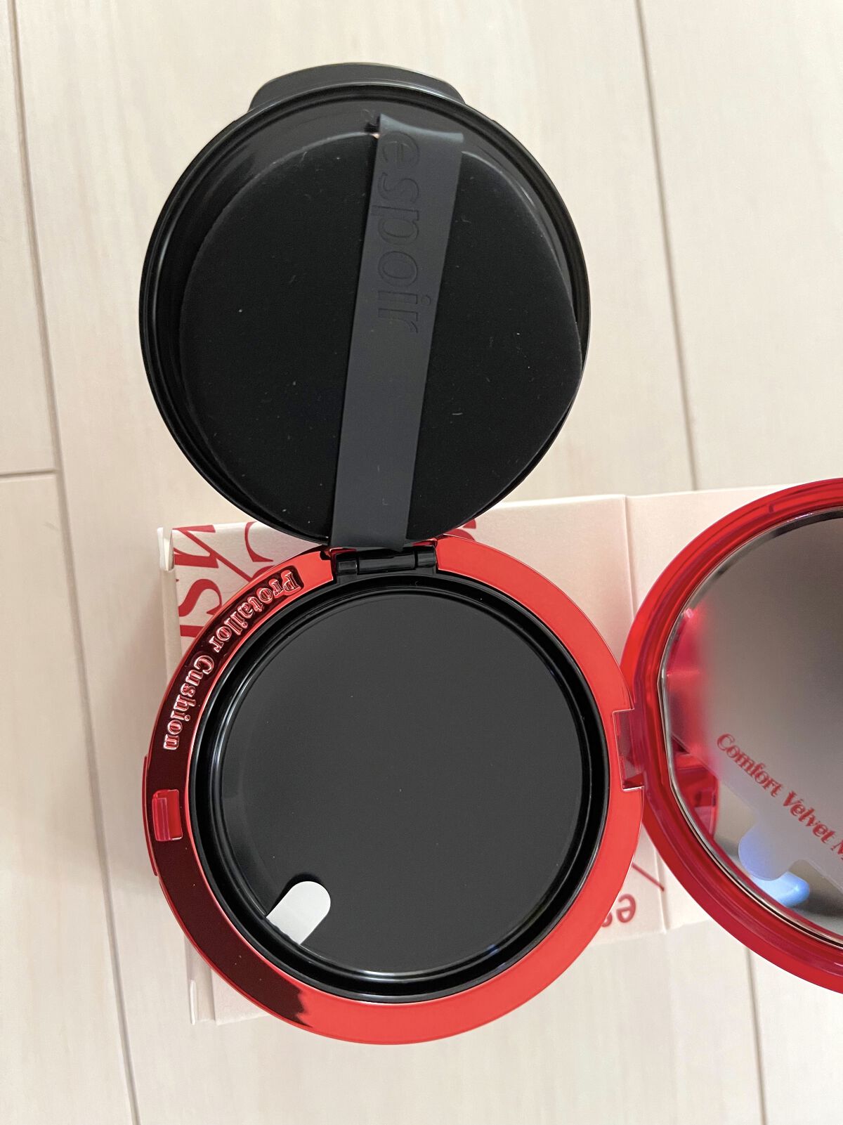 プロテーラービーベルベットカバークッション/espoir/クッションファンデーションを使ったクチコミ（3枚目）