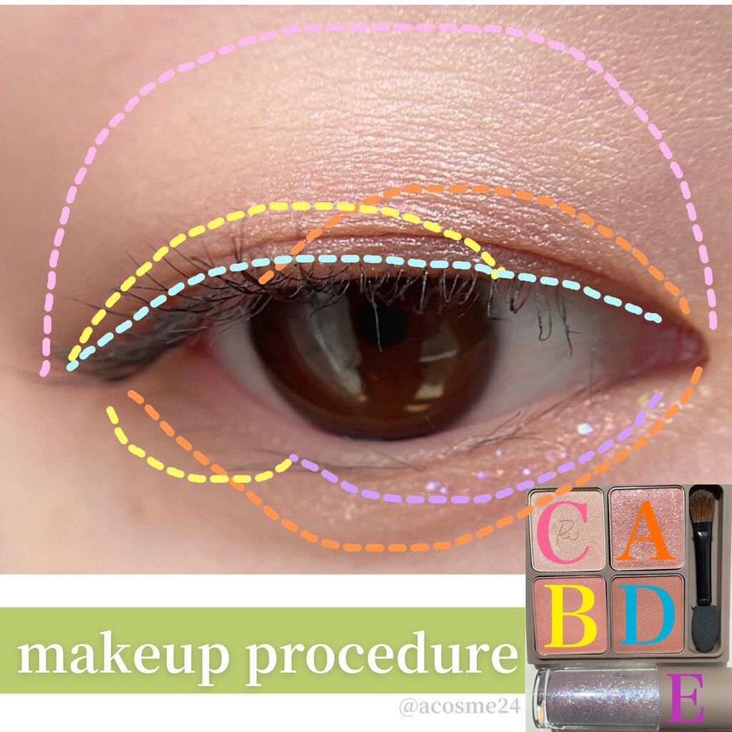 インザミラーアイパレット/Ririmew/アイシャドウパレットを使ったクチコミ（2枚目）