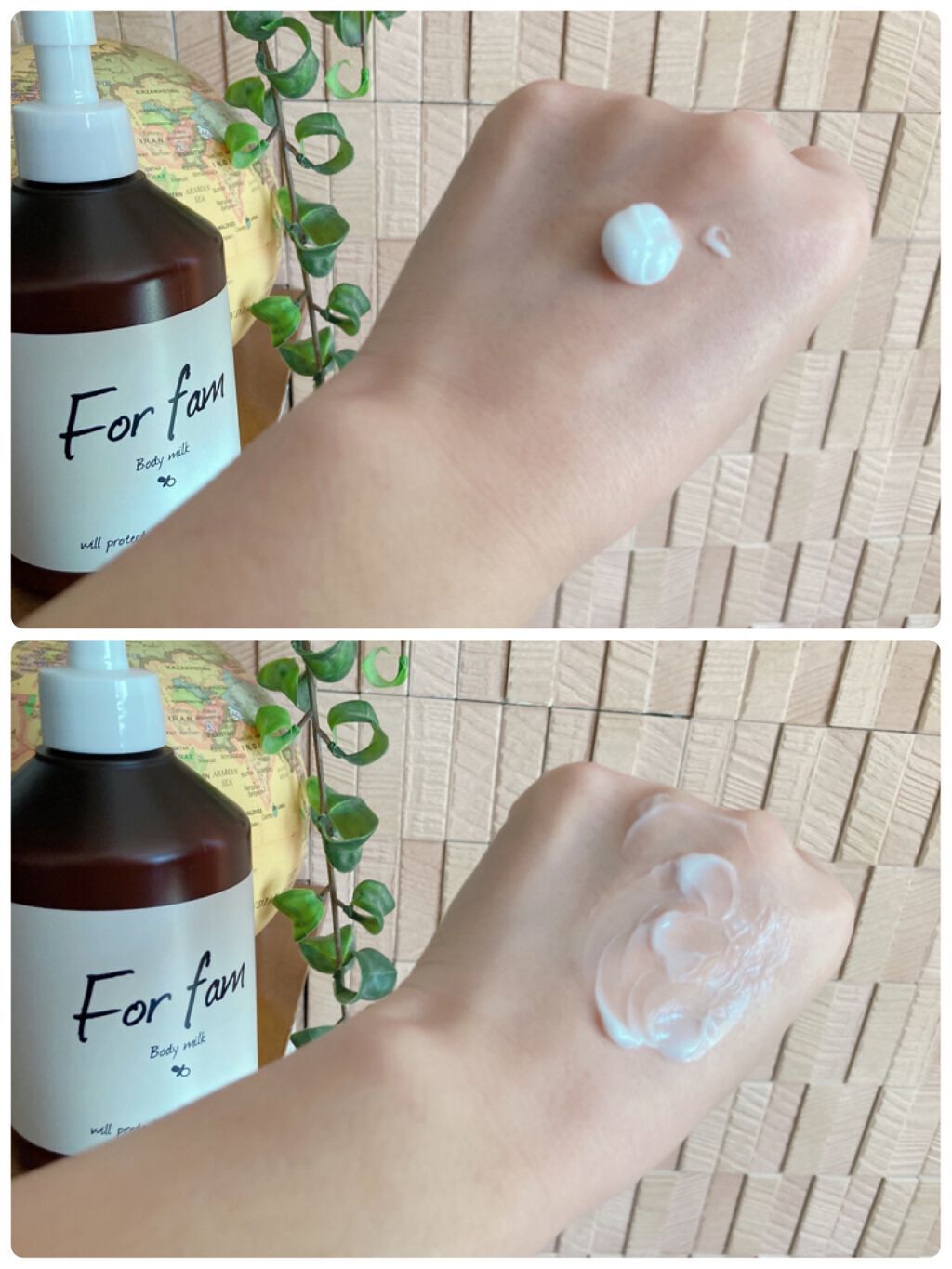 ボディミルク/For fam/ボディローションを使ったクチコミ（2枚目）
