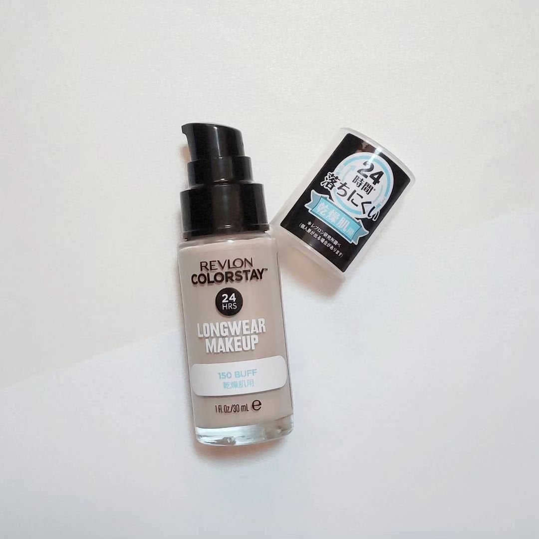 カラーステイ ロングウェア メイクアップ D/REVLON/リキッドファンデーションを使ったクチコミ(2枚目)