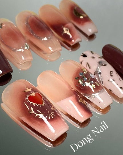 lele on LIPS 「春はもうすぐ来ます、春のネイルを分かち合いましょう💗私を見て購..」(2枚目)