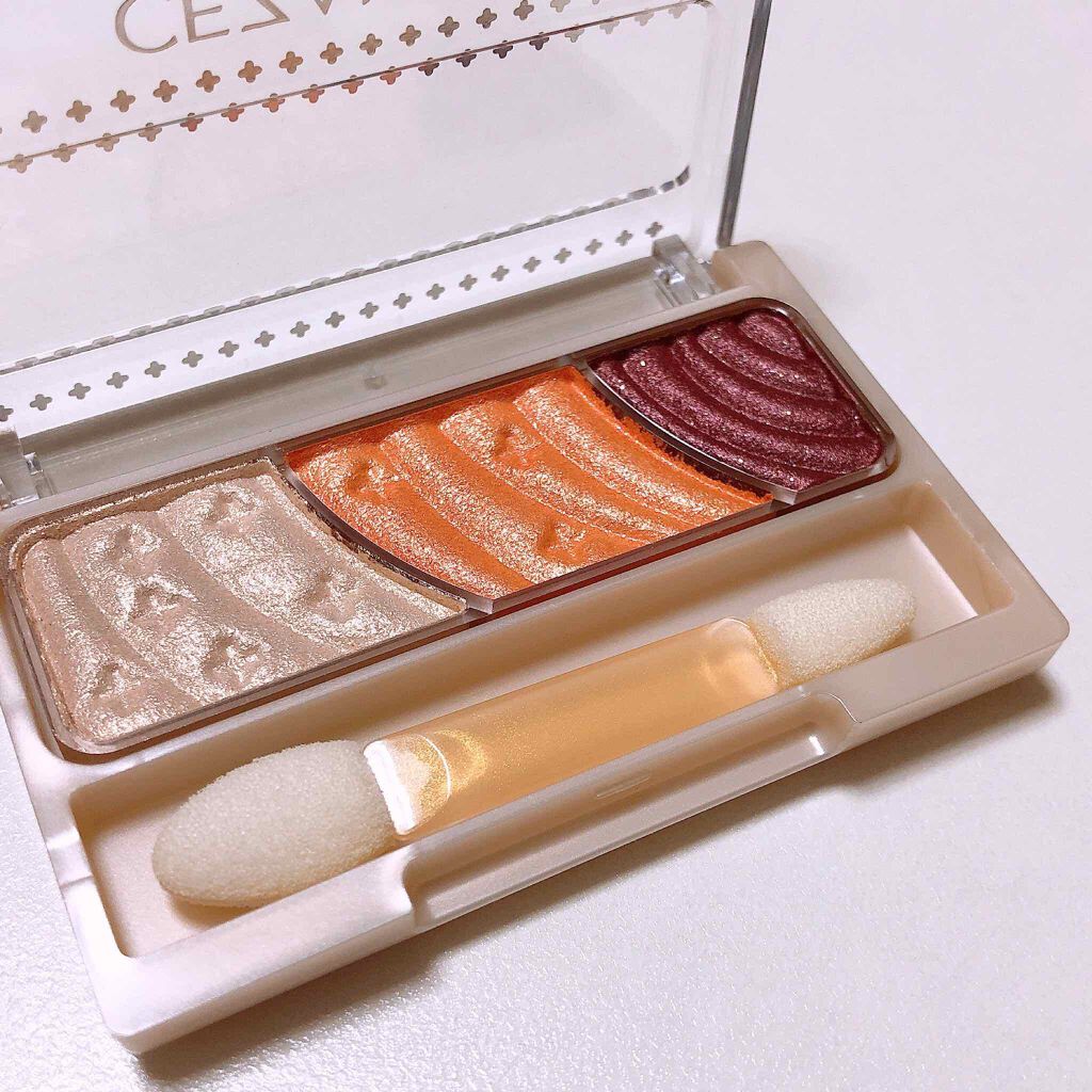 トーンアップアイシャドウ/CEZANNE/アイシャドウパレットを使ったクチコミ(2枚目)