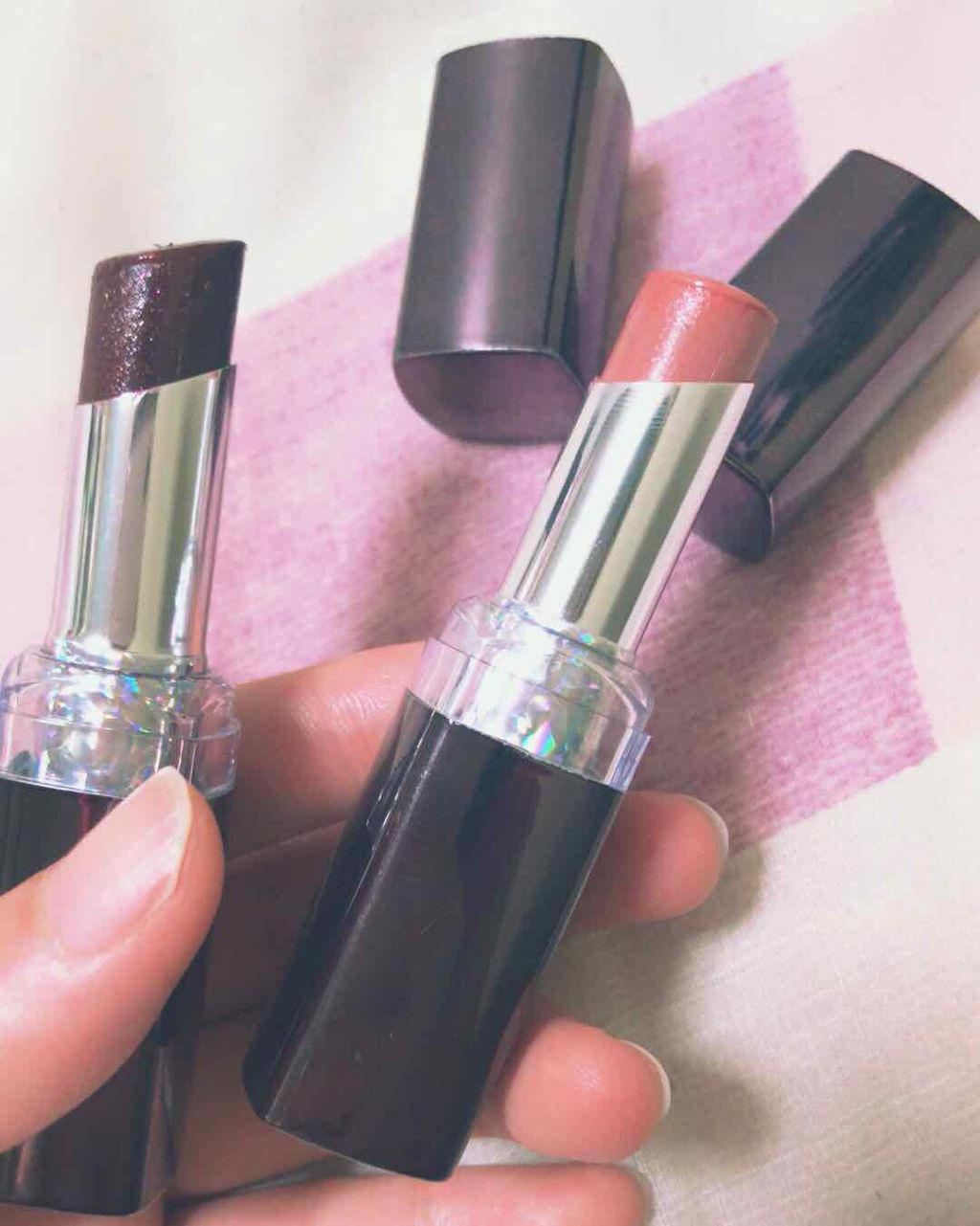 ウォーター シャイニー ボリューミー パール/MAYBELLINE NEW YORK/口紅を使ったクチコミ(1枚目)