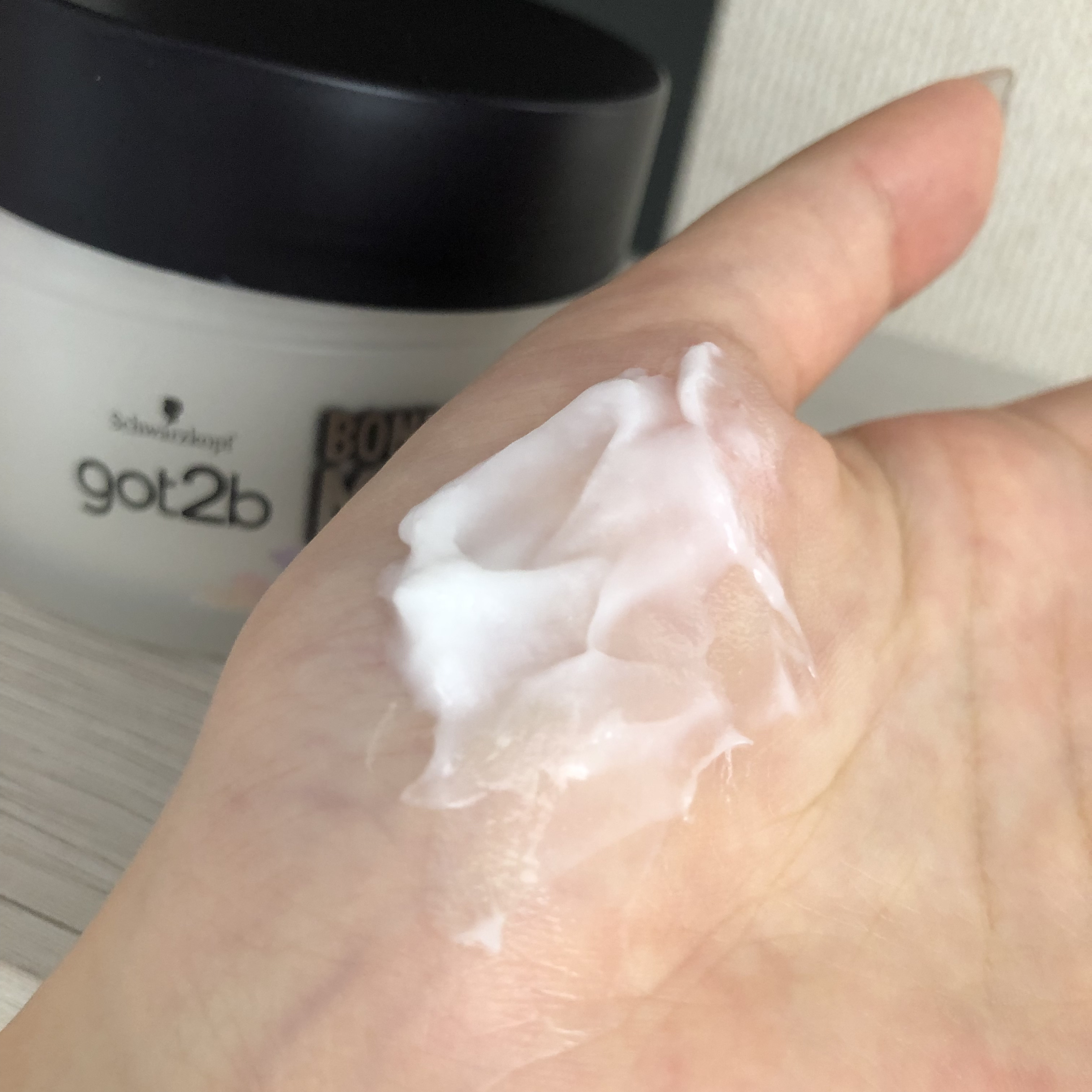 ボンディング・マスク クリア/got2b/ヘアマスク・ヘアパックを使ったクチコミ（3枚目）