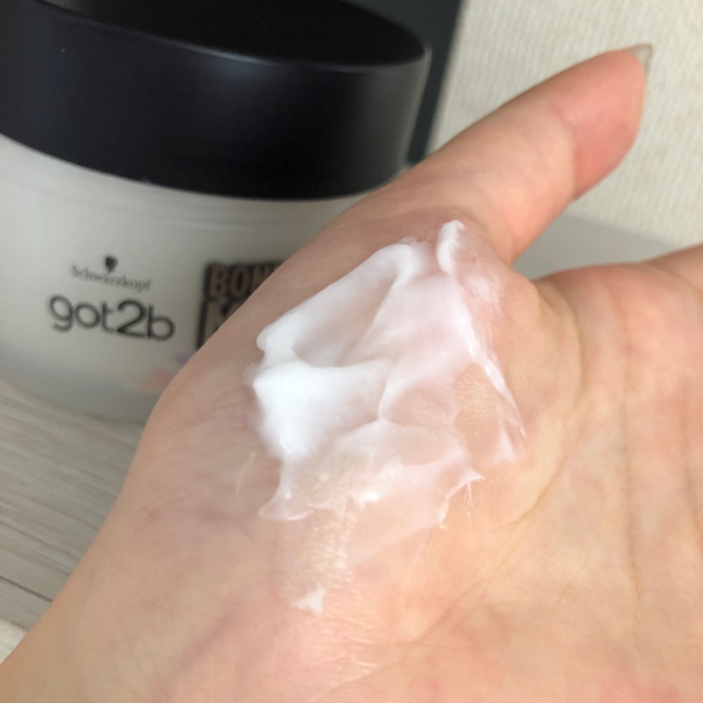 ボンディング・マスク クリア/got2b/ヘアマスク・ヘアパックを使ったクチコミ(3枚目)