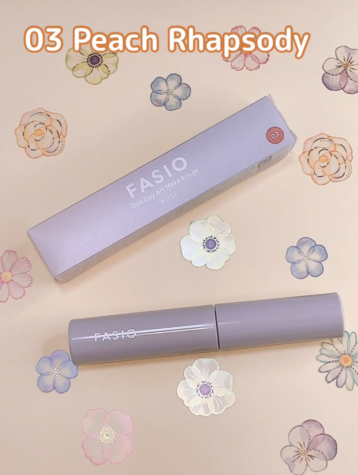 ワンデイ アートメイク ルージュ/FASIO/口紅を使ったクチコミ（2枚目）