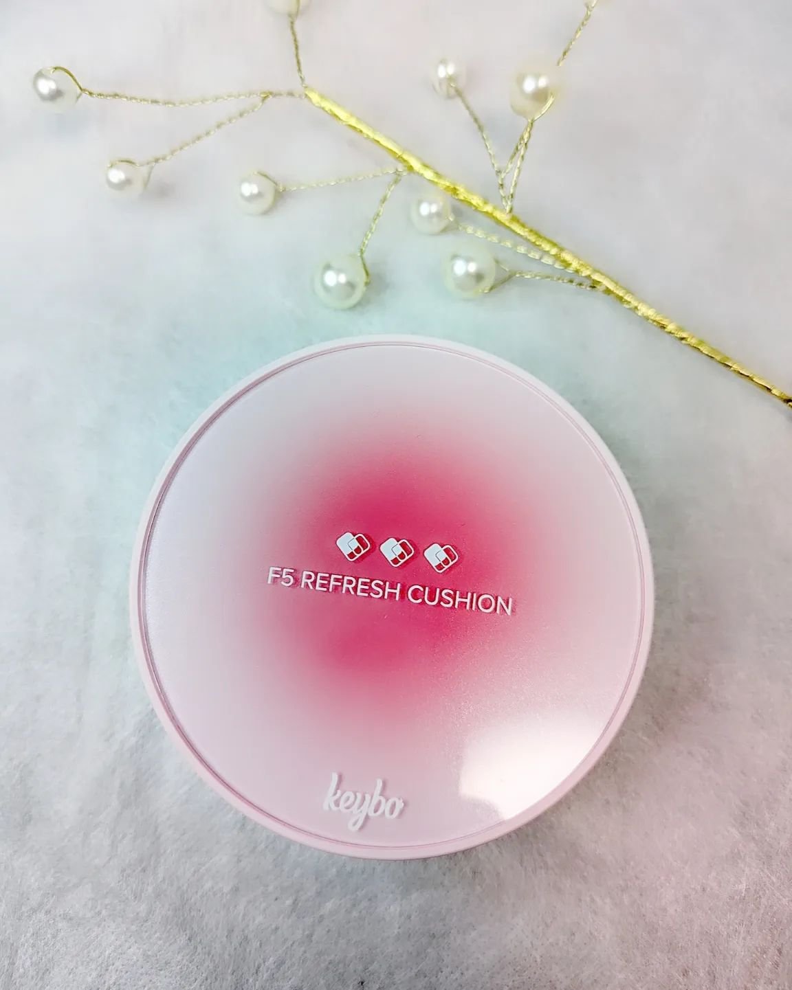 F5 リフレッシュクッション/keybo/クッションファンデーションを使ったクチコミ（1枚目）