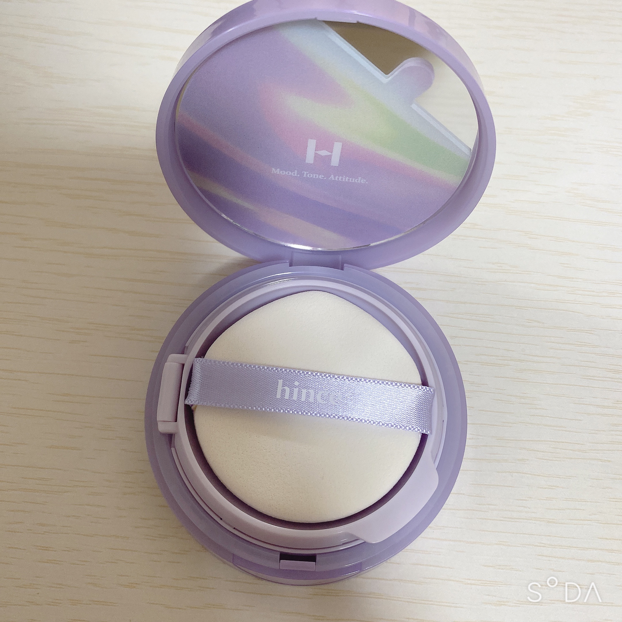 セカンドスキングロウクッション/hince/クッションファンデーションを使ったクチコミ（2枚目）