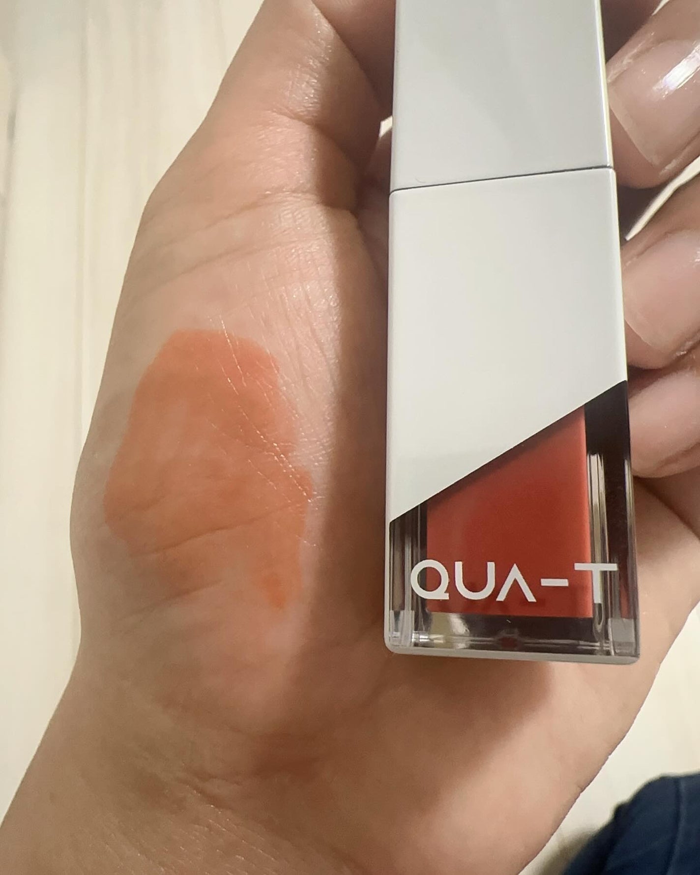 ザグラスタトゥーティント/QUA-T/リップティントを使ったクチコミ(4枚目)