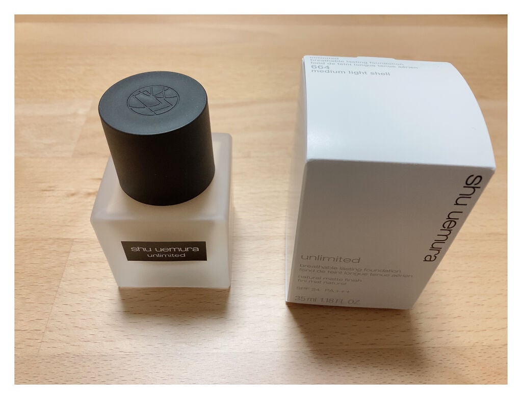 (旧)アンリミテッド ラスティング フルイド/shu uemura/リキッドファンデーションを使ったクチコミ(1枚目)