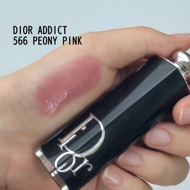 ディオール アディクト リップスティック 566 ピオニー ピンク（生産終了）/Dior/口紅を使ったクチコミ（2枚目）