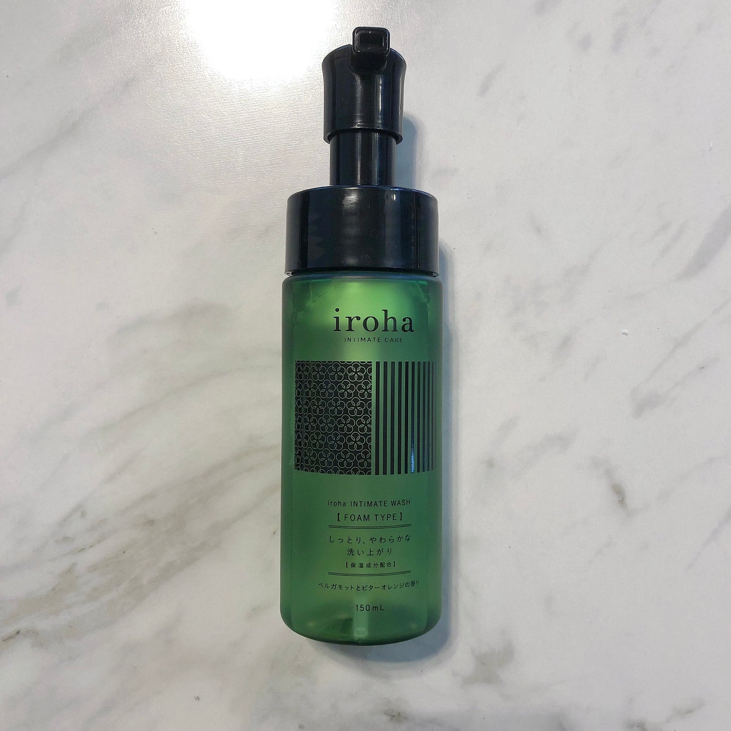 イロハ インティメートウォッシュ フォームタイプ ベルガモットとビターオレンジの香り/iroha INTIMATE CARE/デリケートゾーンケアを使ったクチコミ(1枚目)