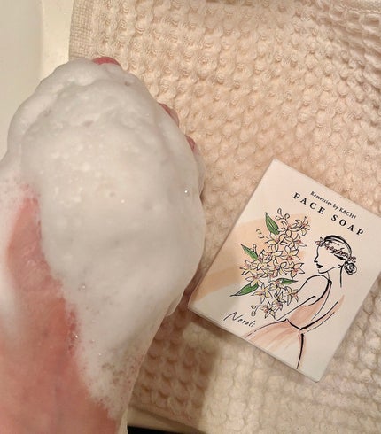 Remercierフェイスソープ/KACHI/洗顔石鹸を使ったクチコミ(2枚目)
