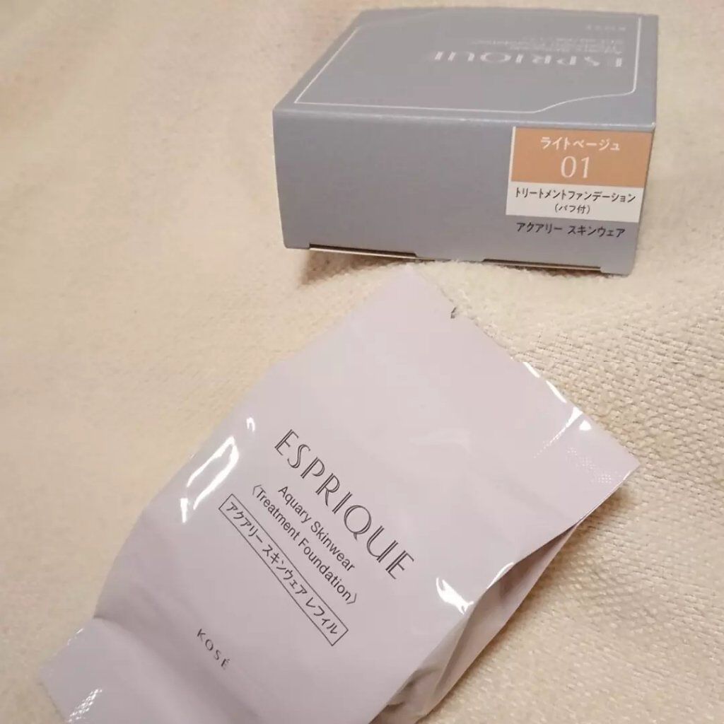 アクアリースキンウェア/ESPRIQUE/クッションファンデーションを使ったクチコミ(3枚目)
