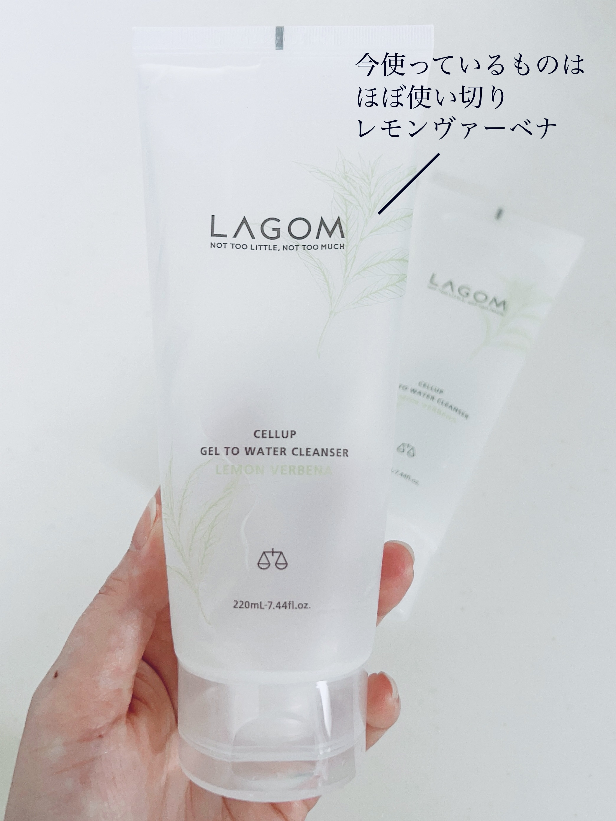 ラゴム ジェルトゥウォーター クレンザー(朝用洗顔)/LAGOM /その他洗顔料を使ったクチコミ（3枚目）