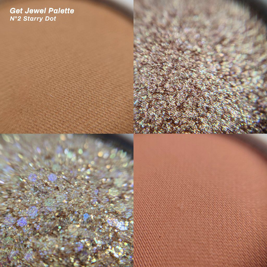 グリッター ザ アースシャドウ/unleashia/単色アイシャドウを使ったクチコミ（3枚目）