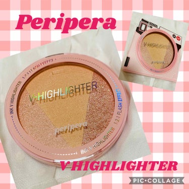 珈琲豆♡ on LIPS 「PeriperaVHIGHLIGHTER#ピンクビームくっきり..」（1枚目）