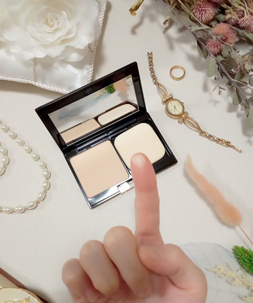 ドラマティックフェイスパウダー/マキアージュ/プレストパウダーを使ったクチコミ（3枚目）