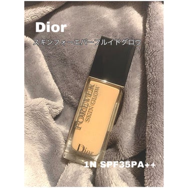 【旧】ディオールスキン フォーエヴァー フルイド グロウ 1N ニュートラル/Dior/リキッドファンデーションを使ったクチコミ（2枚目）