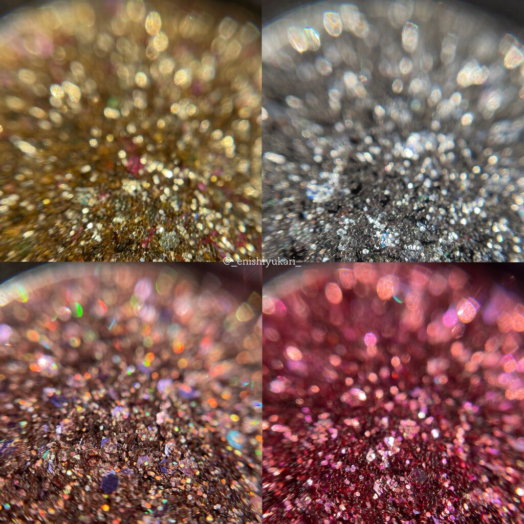 4COLOR GLITTER MIX EYESHADOW/HANDAIYAN/ジェル・クリームアイシャドウを使ったクチコミ(4枚目)