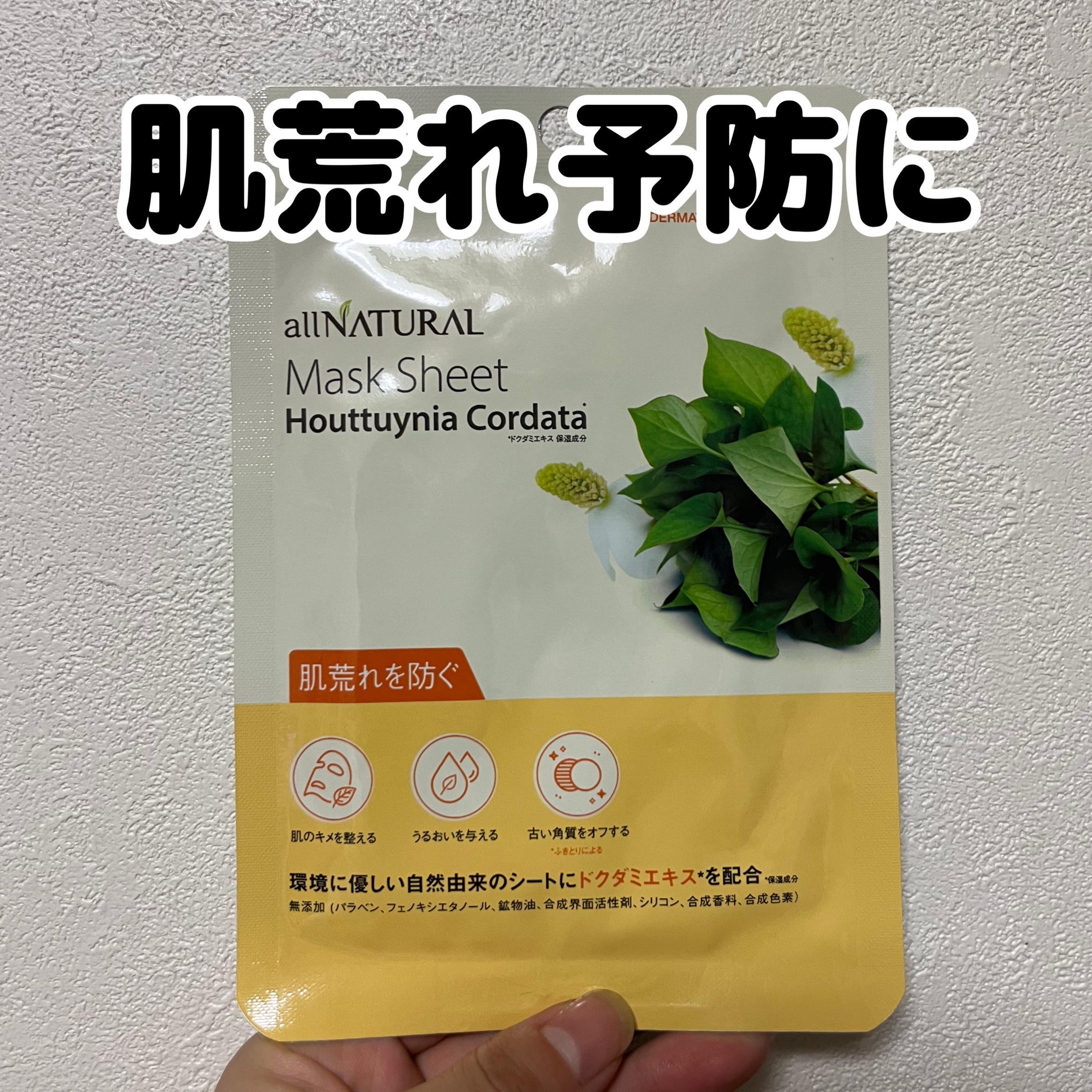 オールナチュラル マスクパックDK/allNATURAL/シートマスク・パックを使ったクチコミ（1枚目）