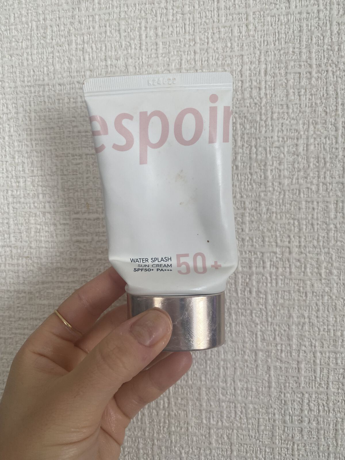 ウォータースプラッシュサンクリーム/espoir/日焼け止め・UVケアを使ったクチコミ（1枚目）