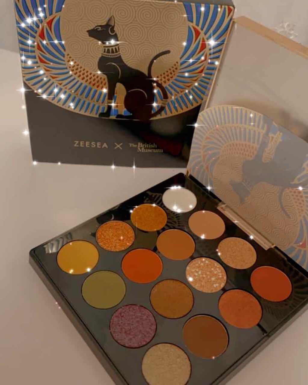 大英博物館 エジプトシリーズ アイシャドウパレット/ZEESEA/アイシャドウパレットを使ったクチコミ(1枚目)