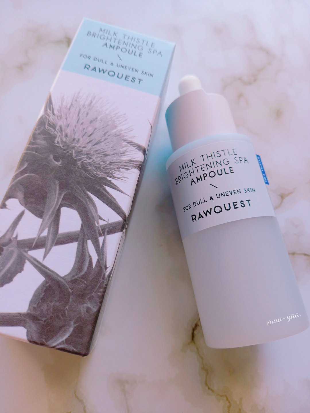 ミルクシスルブライトニングスパ アンプル/RAWQUEST/美容液を使ったクチコミ（1枚目）