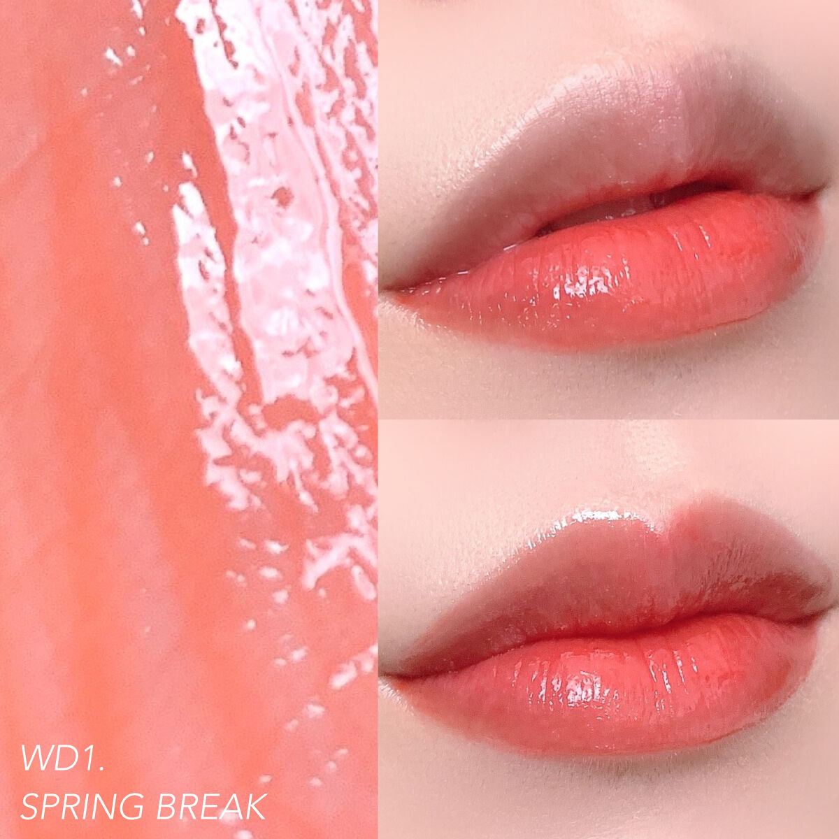 ザ ウォータリーデューティント WD3 ピンク ヘイズ/MERZY/リップティントを使ったクチコミ（3枚目）