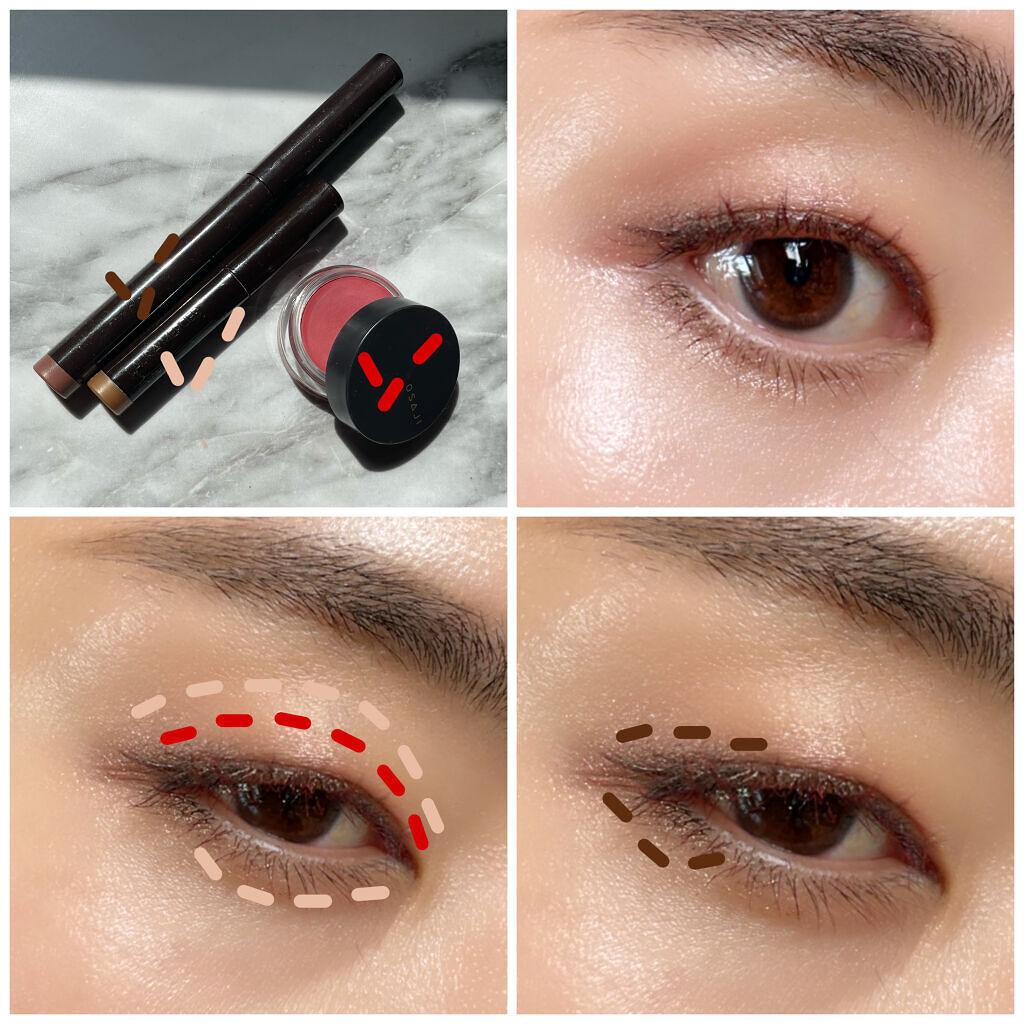 ニュアンス フェイスカラー 05 Nobara〈野ばら〉/OSAJI/ジェル・クリームチークを使ったクチコミ（2枚目）