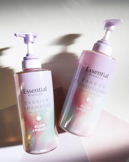 エッセンシャル プレミアム うるおいバリアシャンプー/コンディショナー グロウ&モイスト/エッセンシャル/市販シャンプーを使ったクチコミ(1枚目)
