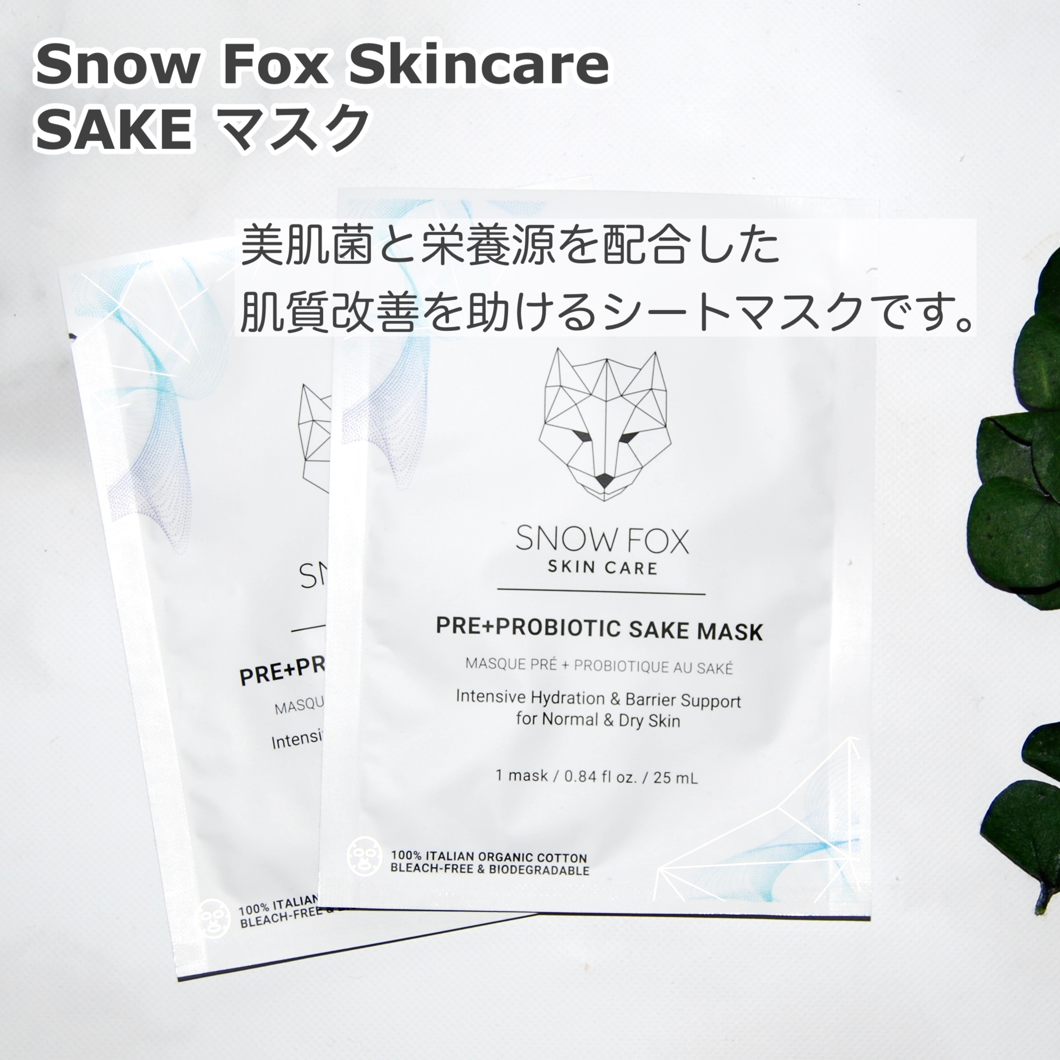 SAKE マスク/SNOW FOX SKINCARE/シートマスク・パックを使ったクチコミ（2枚目）