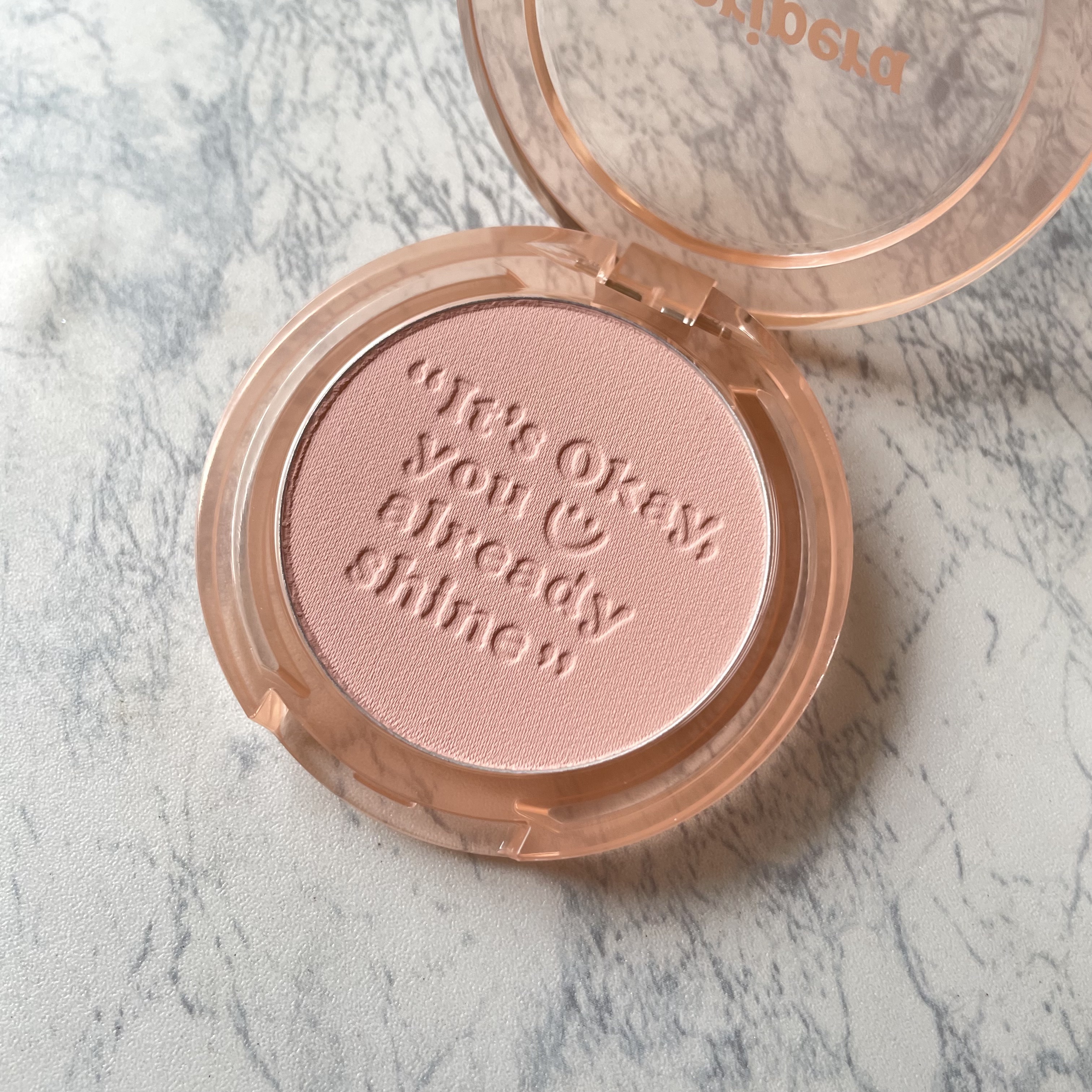 ピュア ブラッシュド サンシャイン チーク 07 MILKY PEACH(ヨーグルトもぐもぐ)/PERIPERA/パウダーチークを使ったクチコミ（2枚目）