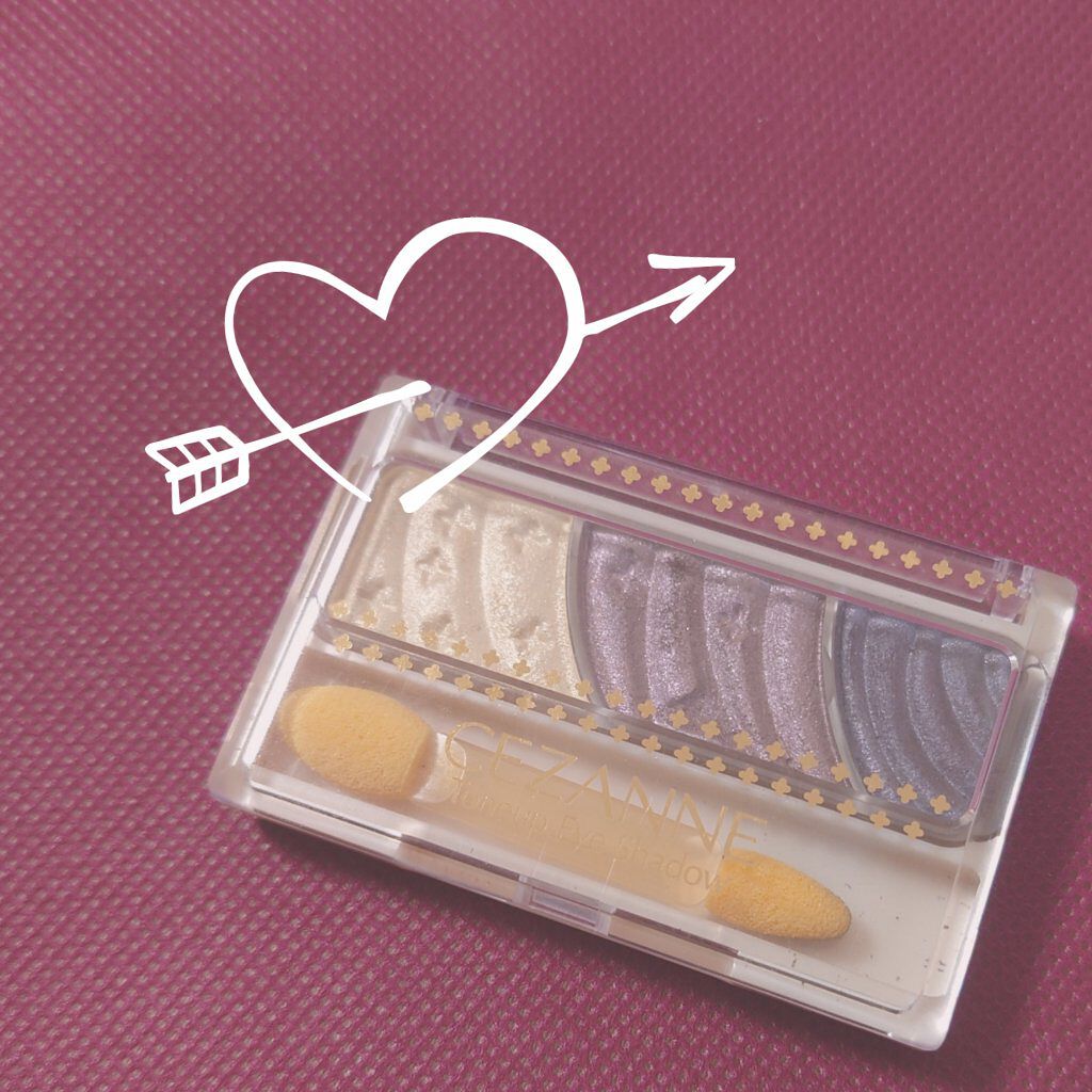 トーンアップアイシャドウ/CEZANNE/アイシャドウパレットを使ったクチコミ（1枚目）