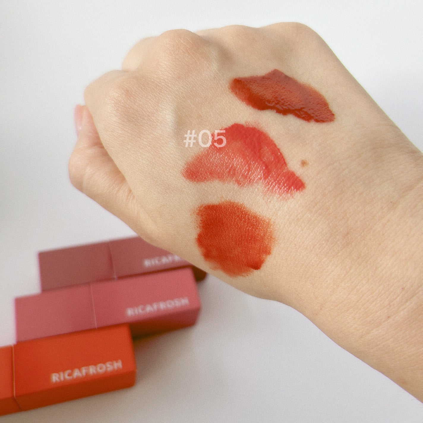 ジューシーリブティント/RICAFROSH/リップティントを使ったクチコミ(3枚目)