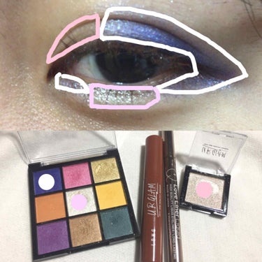 UR GLAM　BLOOMING EYE COLOR PALETTE/U R GLAM/アイシャドウパレットを使ったクチコミ（2枚目）