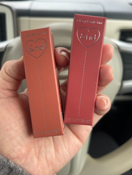 アンドバイロムアンド グラッシーボムティント/&nd by rom&nd/リップティントを使ったクチコミ(1枚目)