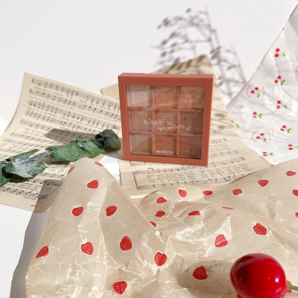 BLINK BLINK eye palette/MERREZ'CA/アイシャドウパレットを使ったクチコミ(7枚目)